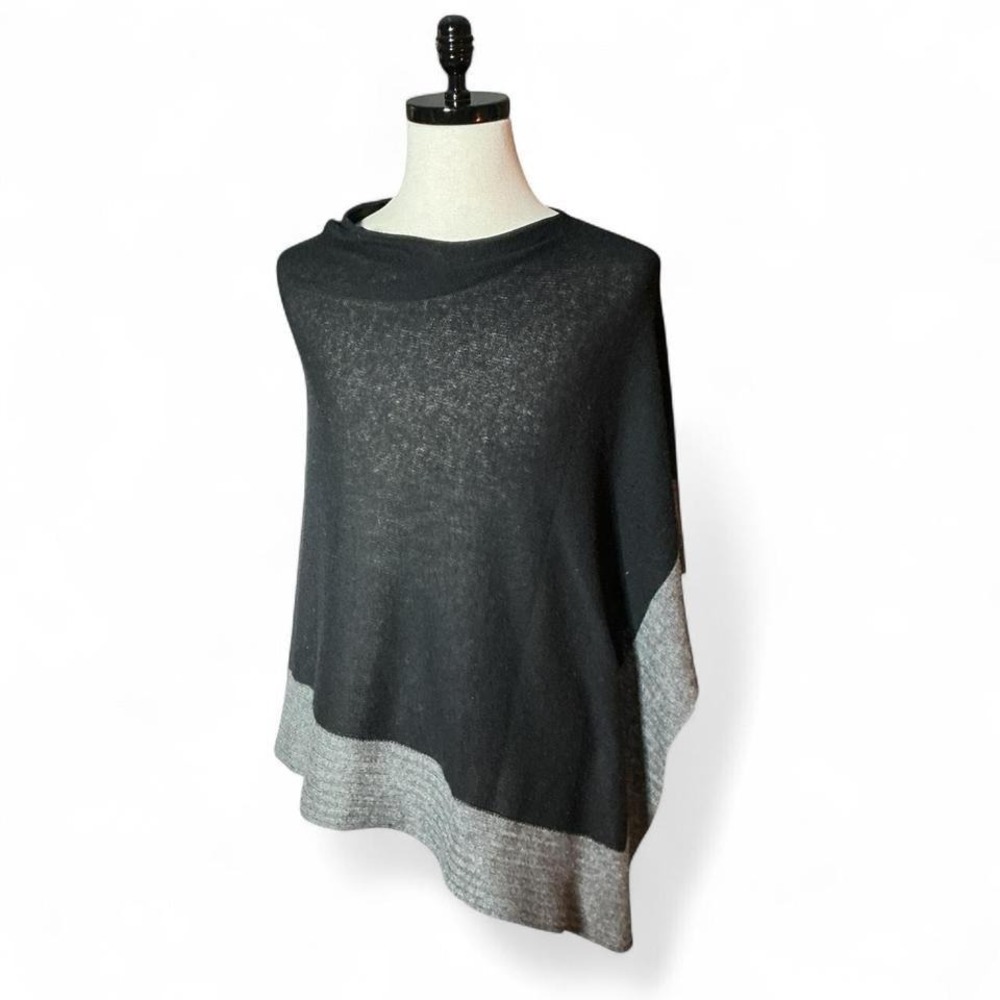 Celeste Granola Girl Wool Lana Cashmere Blend Poncho Wrap‎ Sweater Women's